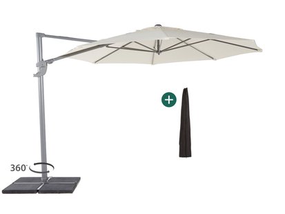 Shadowline Francisco zweefparasol ø330cm - Laagste prijsgarantie!