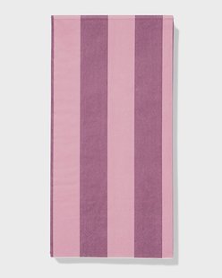 HEMA Servetten 33x18cm papier streep - 12 stuks (roze)