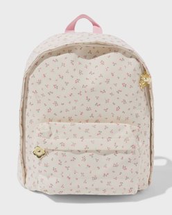 HEMA Schooltas 40x30x10cm bloemen (multicolor)