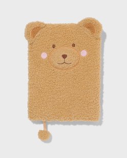 HEMA Notitieboek A5 gelinieerd teddy beer (beige)