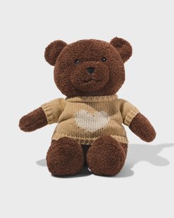 HEMA Knuffel 25x35x35cm beer met trui (multicolor)