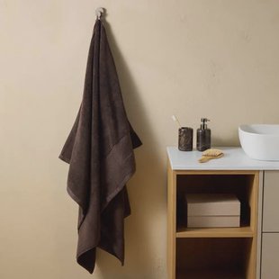 Studio LIVIT wellness badlaken donkerbruin (150x100 cm)