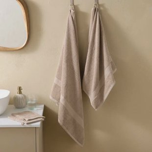 W handdoekenset 6-delig: 2 washandjes, 2 handdoeken 50x100 cm & 2 handdoeken 70x140 cm