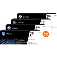 HP 415A Toner Combo Pack (3 stuks)