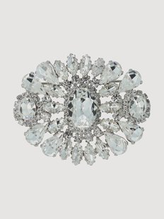 Broche Crystal Treasure, verguld, met Swarovski-kristallen