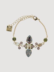 Handgemaakte armband Aspen, met Swarovski-kristallen