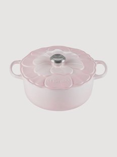 Ronde stoofpan Petal van gietijzer