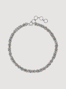 Vintage Barrel verzilverde armband Sophie met Swarovski kristallen