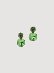 Vergulde oorstekers met Swarovski kristallen Ophelia