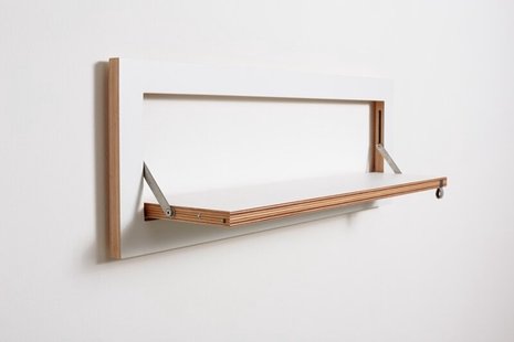 Ambivalenz Fläpps plank - 80 x 27 x 3 cm - wit