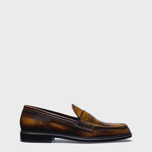 Isabel Bernard Vendôme Blandine cognac loafers van spazzolato leer voor dames