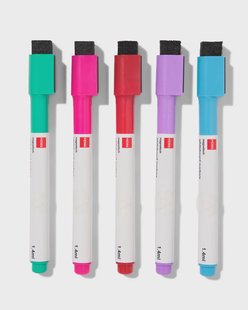 HEMA Whiteboardmarkeerstiften - 5 stuks (multicolor)