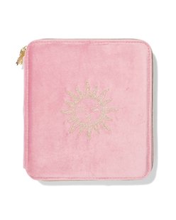 HEMA Sassy me schrijfwaren in opbergtas 20x18x4cm velvet (oudroze)