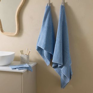 W handdoekenset 6-delig: 2 washandjes, 2 handdoeken 50x100 cm & 2 handdoeken 70x140 cm