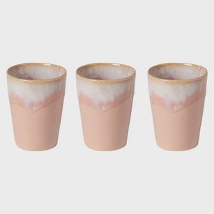 Costa Nova Bekers Grespresso Soft Pink 375 ml - 3 stuks