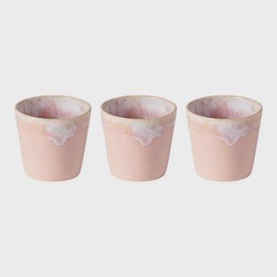 Costa Nova Koffiekopjes Grespresso Soft Pink 190 ml - 3 stuks