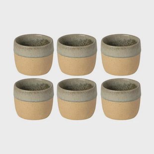 Costa Nova Koffiekopjes Arenito Sage Green 200 ml - 6 stuks