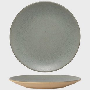 Costa Nova Dinerborden Arenito Sage Green ø 28 cm - 6 stuks