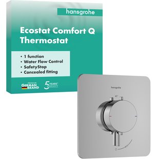 Afbouwdeel Hansgrohe Ecostat Comfort Q Inbouwthermostaat Voor 1 Functie Chroom