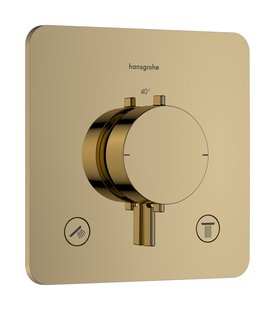Afbouwdeel Hansgrohe Ecostat Comfort Q Inbouwthermostaat Voor 2 Functies Goud