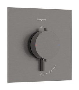Afbouwdeel Hansgrohe Ecostat Comfort E Inbouwthermostaat Voor 1 Functie Brushed Black Chrome