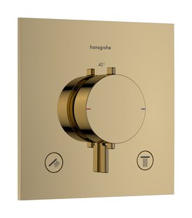 Afbouwdeel Hansgrohe Ecostat Comfort E Inbouwthermostaat Voor 2 Functies Goud