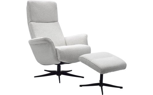Goossens Relaxstoel Zenica, Relaxfauteuil (incl hocker)