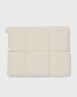 HEMA Laptopsleeve 37x28x5cm gewatteerd beige (beige)