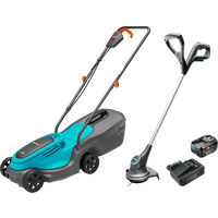 Gardena PowerMax 30/18V P4A Solo + SmallCut 23/18V P4A Solo + Bosch Starterset 18V 4,0 Ah