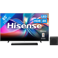Hisense 85 QLED E7Q (2025) + Hisense AX3120Q