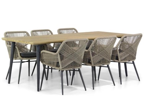 Lifestyle Advance/Montana 240 cm dining tuinset 7-delig