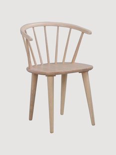 Houten eetstoelen Carmen van rubberhout, 2-delig