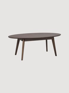 Ovale houten salontafel Yumi