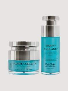 Huidverzorgingsset Marine Collagen SPF50 + Night Repair, 2-delig