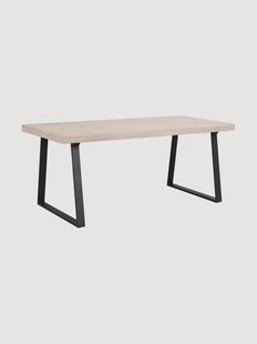 Eettafel Brooklyn met eikenhouten blad
