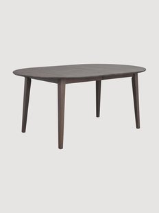 Uitschuifbare ovale eettafel Filippa van eikenhout