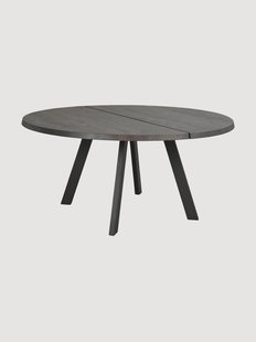 Ronde eettafel Fred met eikenhouten tafelblad