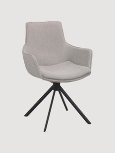 Leren draaistoelen Lowell, 2-delig
