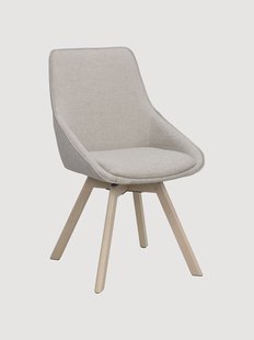 Gestoffeerde draaistoelen Alison, 2-delig