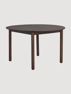 Uitschuifbare ronde eettafel Derrymore van eikenhout, &Oslash; 120 cm