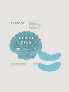Herbruikbare siliconen oogpads met hyaluron Ocean Eyes, 1 paar