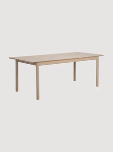 Eettafel Derrymore van eikenhout, 205 x 90 cm