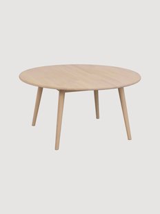 Ronde salontafel Tompkins van eikenhout