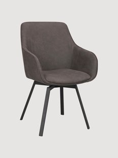 Gestoffeerde draaistoelen Alison, 2-delig