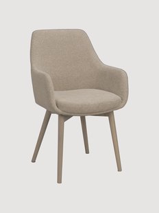 Gestoffeerde stoelen Denley, 2-delig