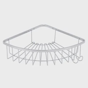 Aquavive Doucherek - 1-laags - Hoek - Muurmontage - Verchroomd - 21x27x6cm