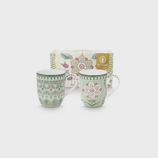 Pip Studio mok Lily&Lotus (145 ml) (set van 2)