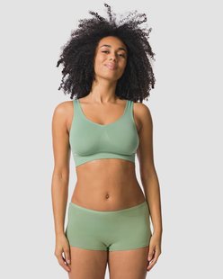 HEMA Damesboxers katoen - 2 stuks groen (groen)