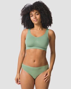HEMA Damesstrings katoen - 2 stuks groen (groen)