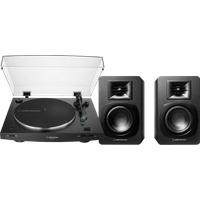 Audio Technica AT-LP3XBT + Audio-Technica ATH-SP3X Zwart